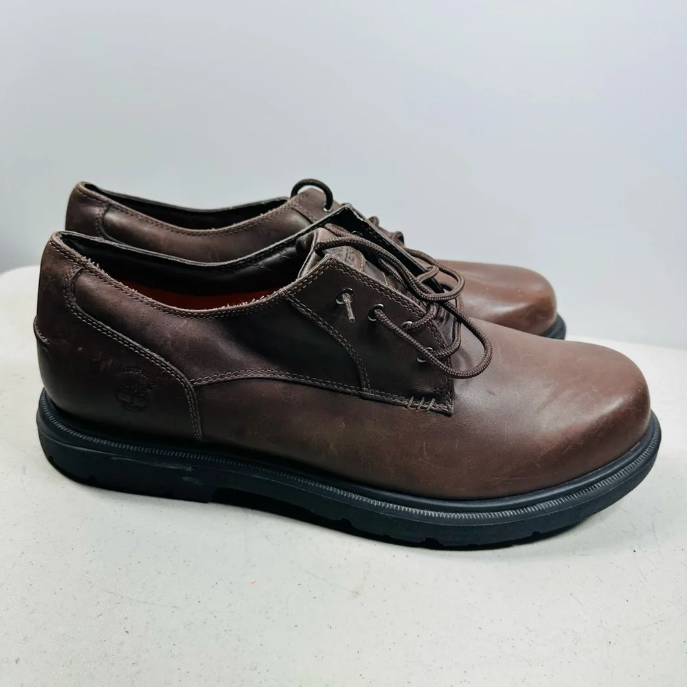 Timberland Men's Brown Leather Shoes size 15